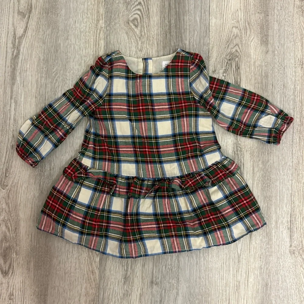 Baby Gap 12-18 months Plaid Holiday dress
